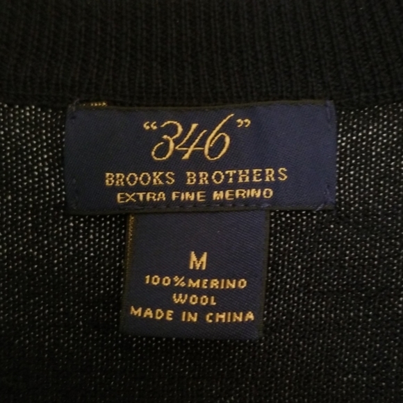 Brooks Brothers 346 Extra Fine Merino Vest - Picture 3 of 7